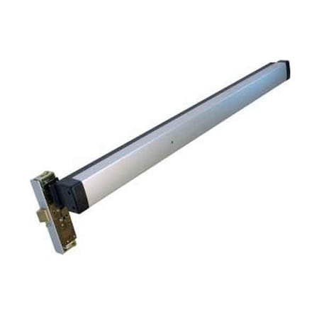 Adams Rite AdamsRite: Mortise Exit Device, 1-1/8" BacksetNarrow Stile Aluminum Doors, LHR, 36", Aluminum ADR-8410-38136